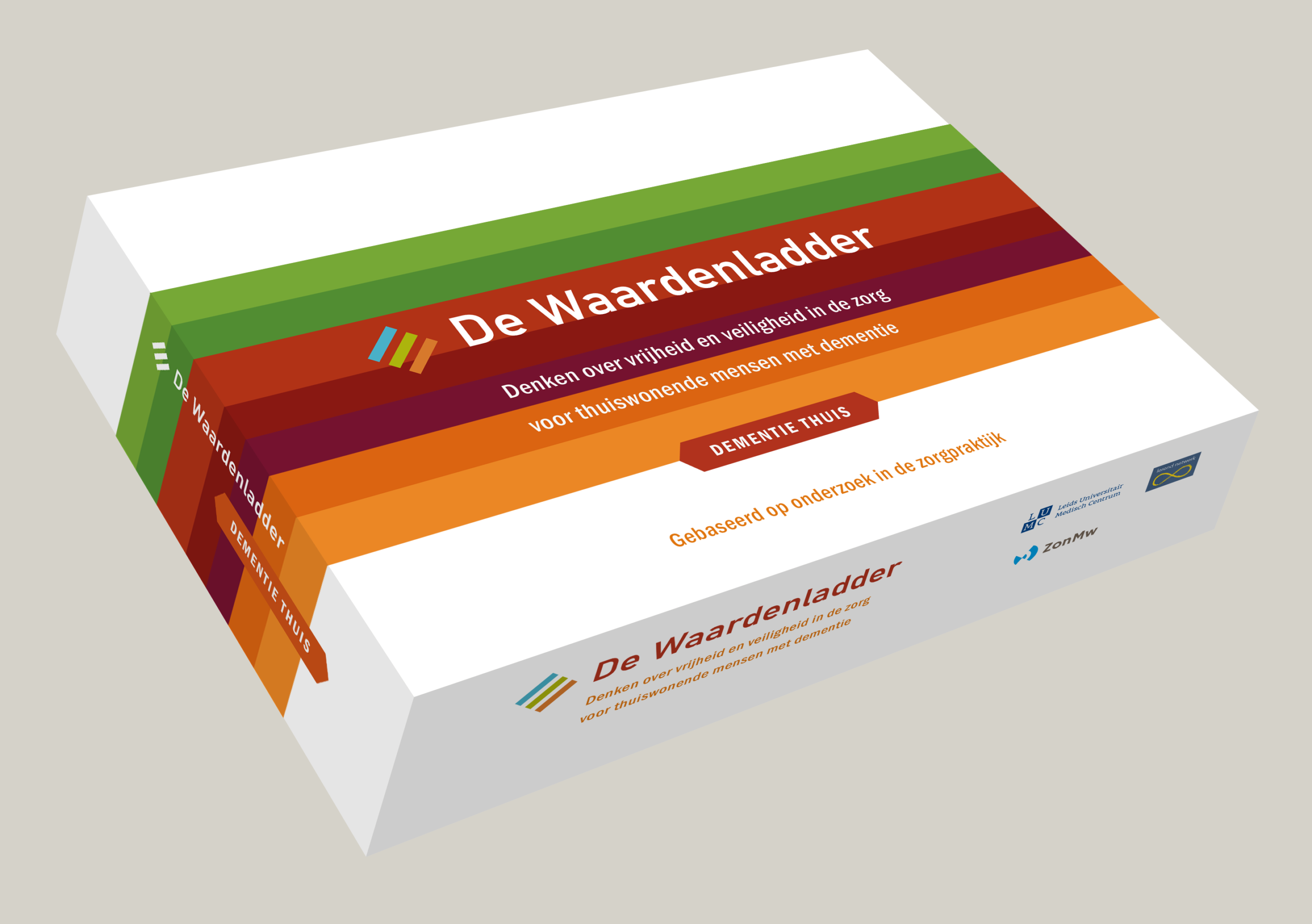 De Waardenladder Dementie thuis, een interactieve gesprekshulp waarmee zorgteams in 20 minuten glashelder zicht krijgen op de waarden van de thuiswonende cliënt met dementie. 